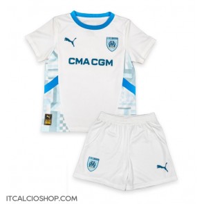 Olympique de Marseille Prima Maglia Bambino 2024-25 Manica Corta (+ Pantaloni corti)